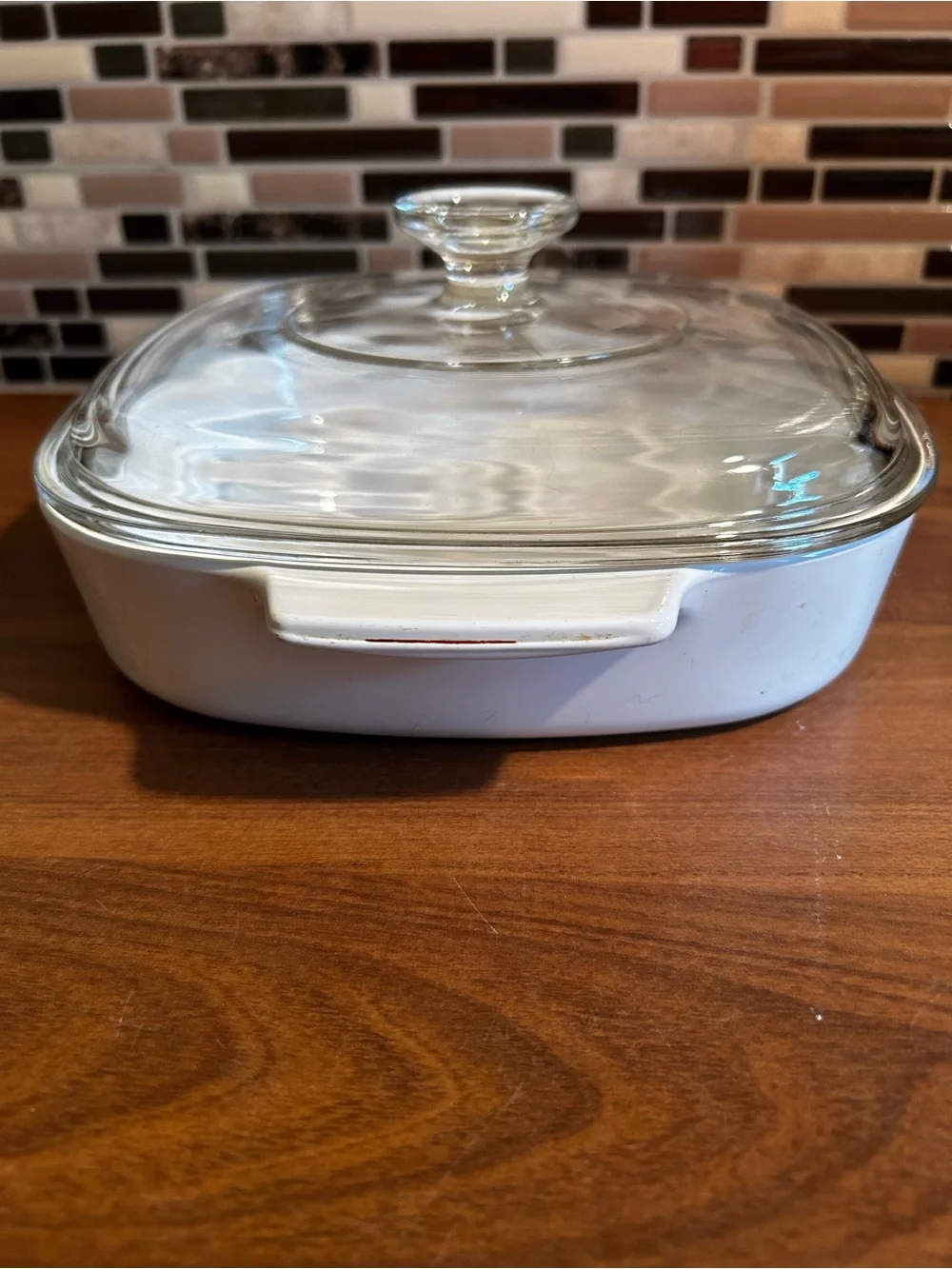 Corningware white glass